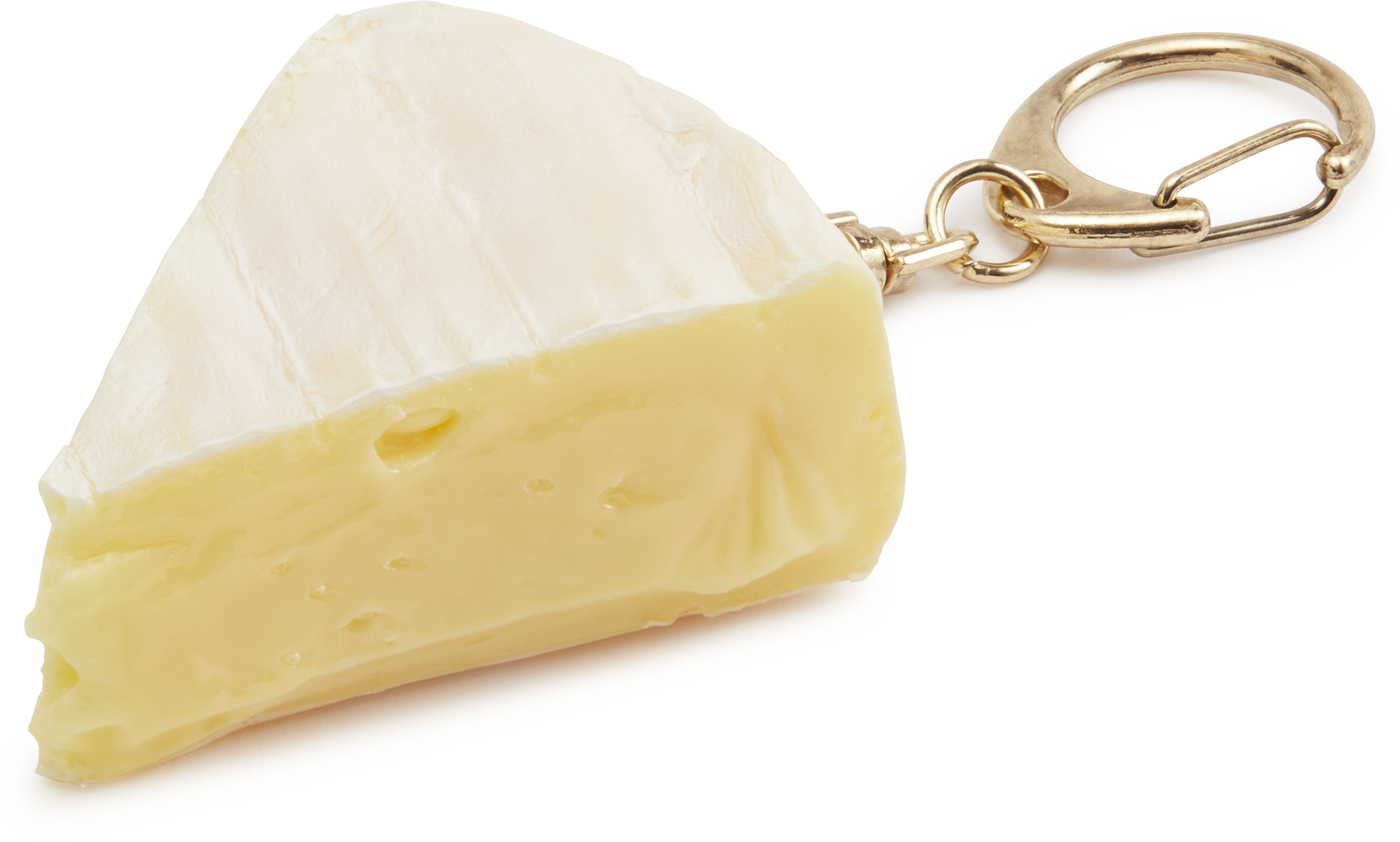 Faux Camembert Keyring
