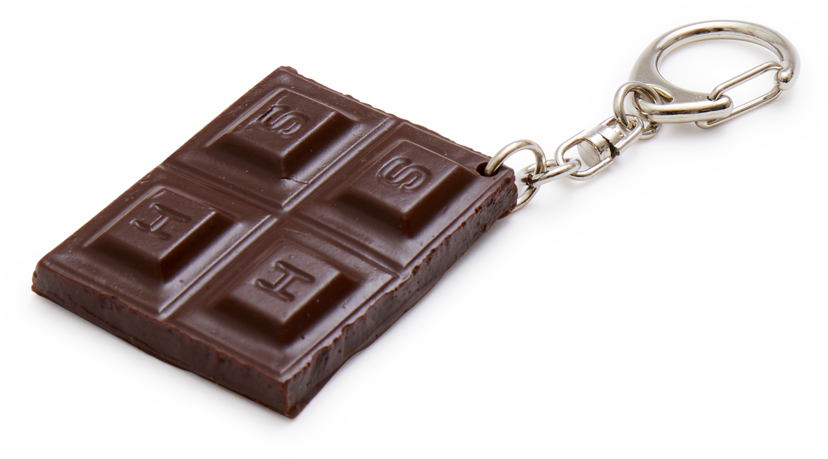 Faux Chocolate Bar  Keyring