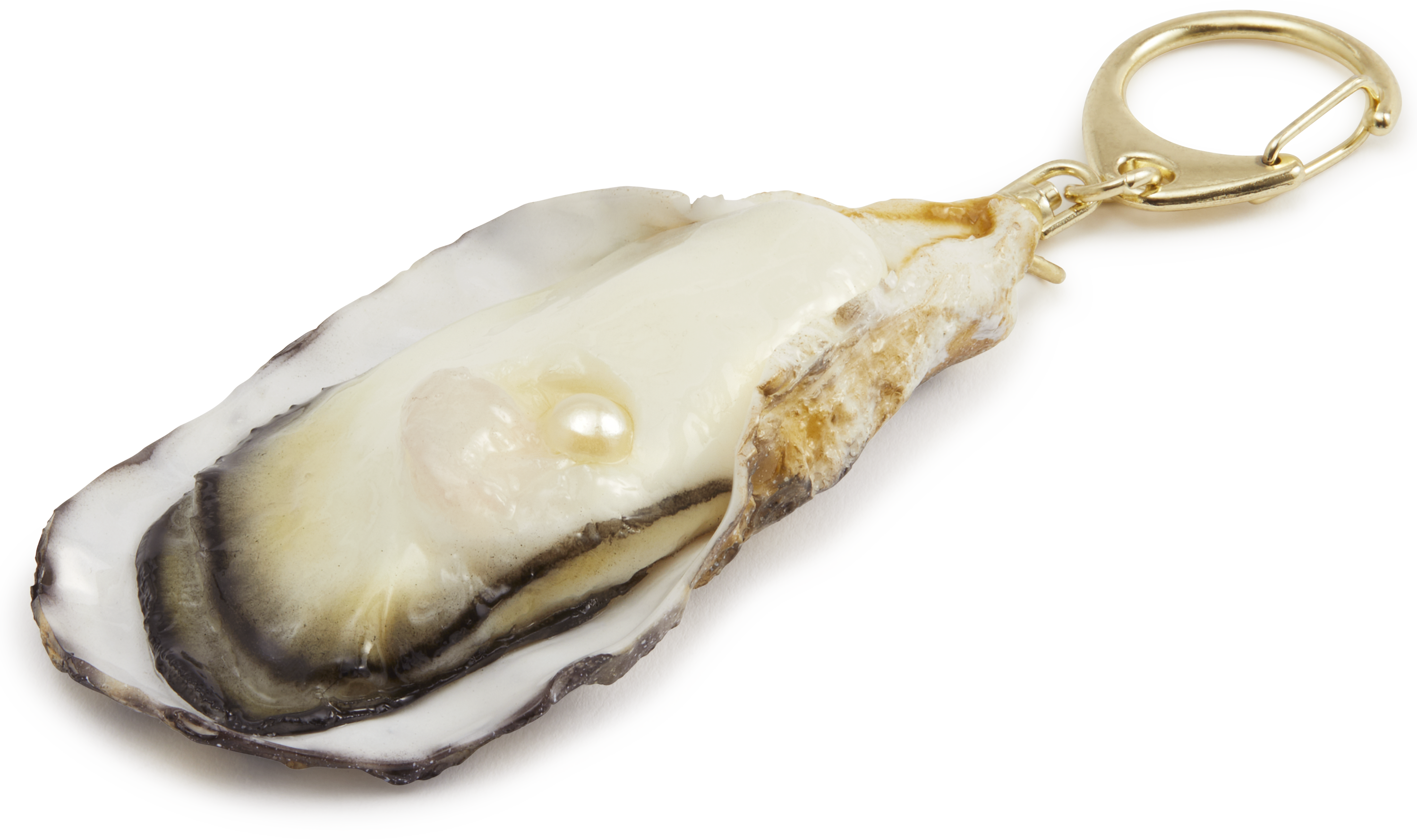 Faux Oyster Keyring