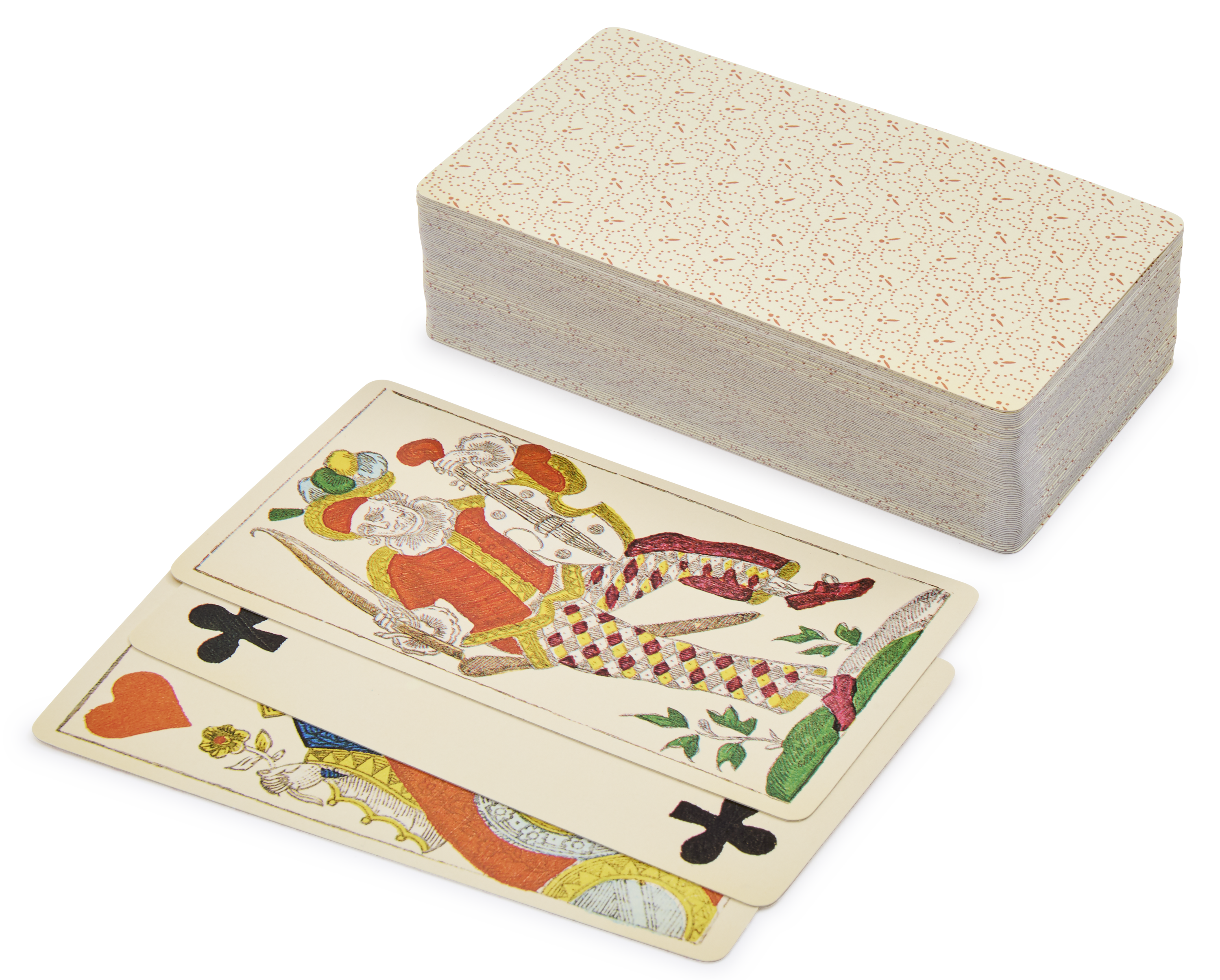 Historical Animal Tarot Playing Cards, Variation on Paris Pattern